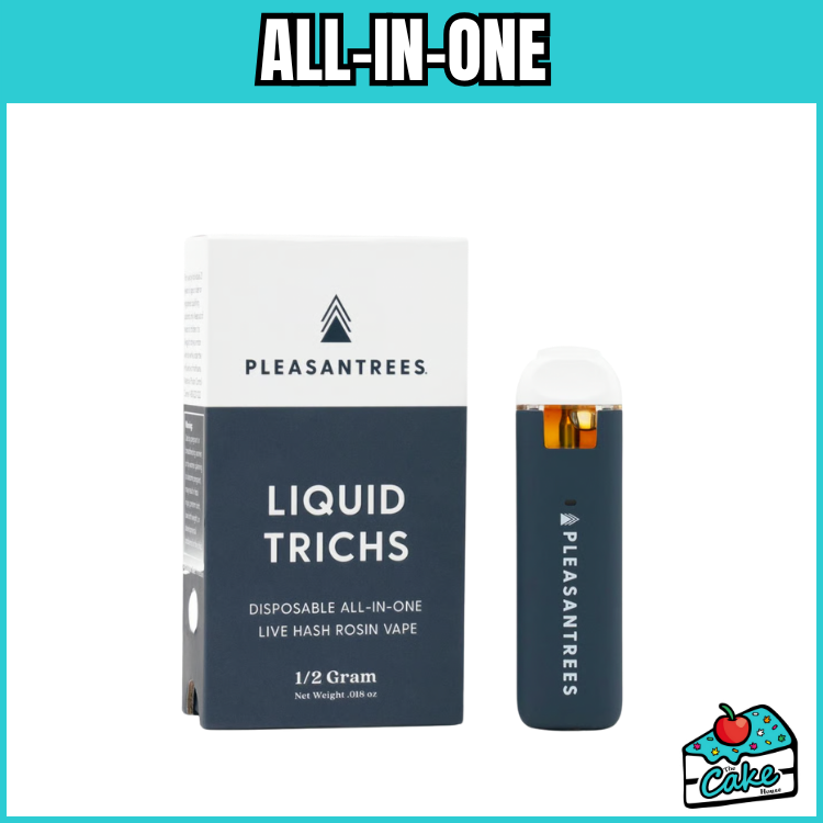 PLEASANTREES .5G LIVE HASH ROSIN DISPOSABLE - LAVA CAKE