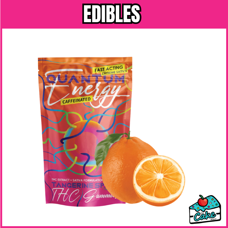QUANTUM 100MG 10 PACK GUMMIES - TANGERINE SPARK