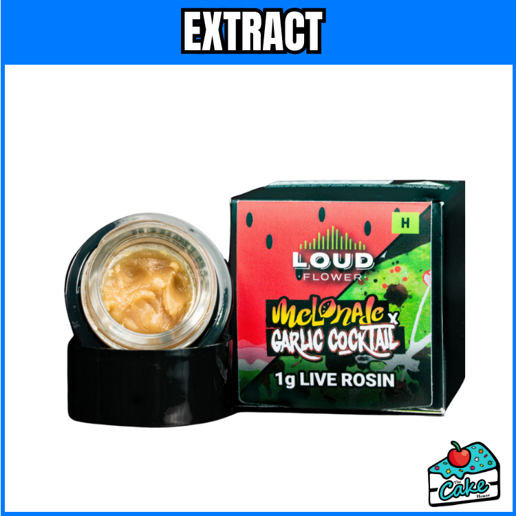 MI LOUD FLOWER 1G LIVE ROSIN - MELONADE X GARLIC COCKTAIL