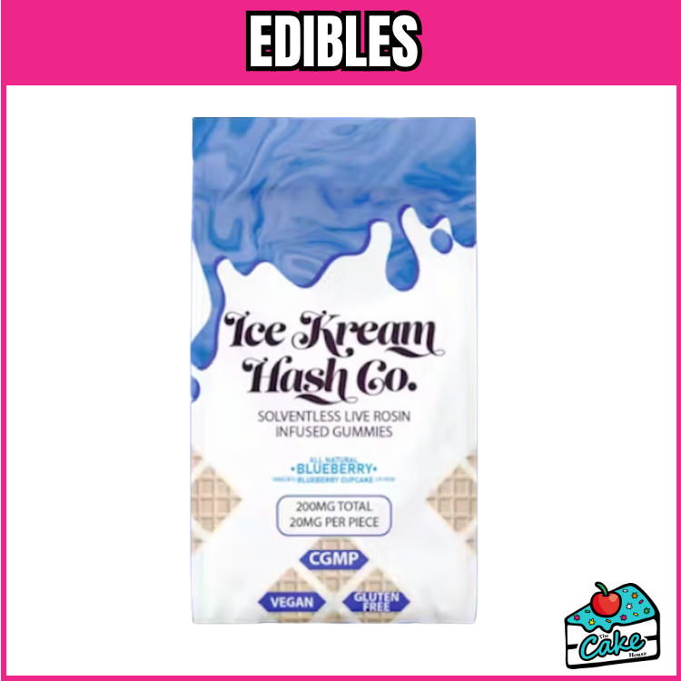 ICE KREAM 200MG LIVE ROSIN GUMMY- BLUEBERRY