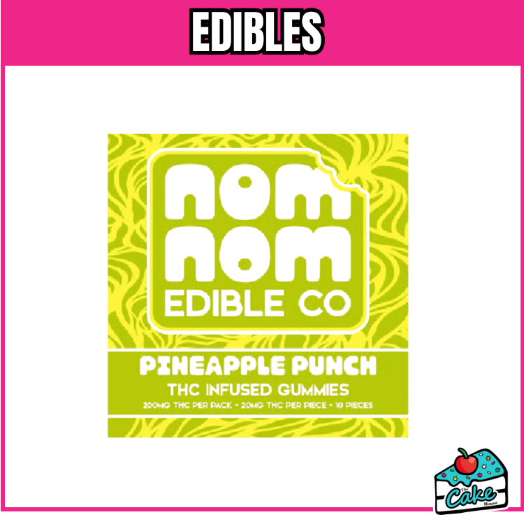 NOM NOM 200MG LIVE RESIN GUMMIES - PINEAPPLE PUNCH