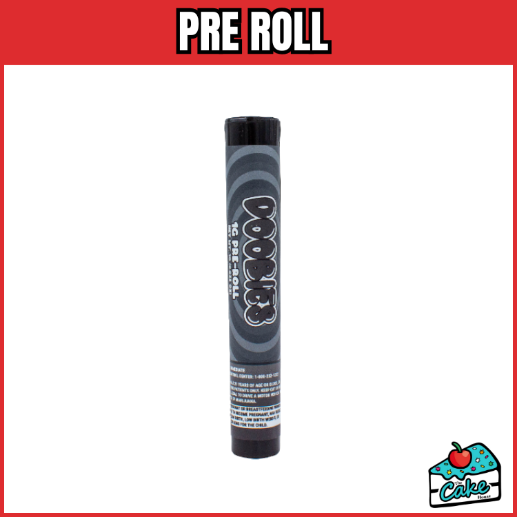 DOOBIES 1G PRE ROLL - BLACK DYNAMAC