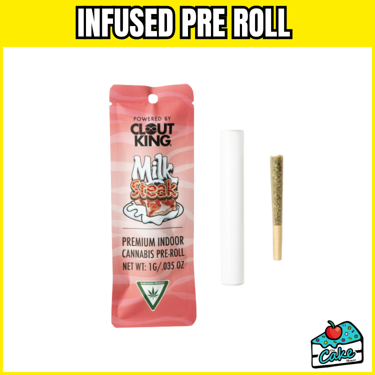 CLOUT KING 1.3G FULL MELT INFUSED PREROLL - Milk Steak