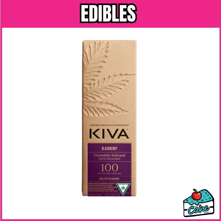 KIVA 200MG CHOCOLATE- DARK BLACKBERRY