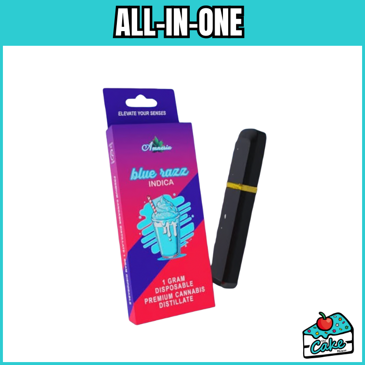 AMNESIA 1G DISPOSABLE- BLUE RAZZ