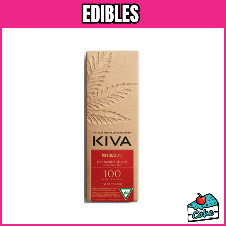 KIVA 200MG CHOCOLATE BAR - MILK CHOCOLATE
