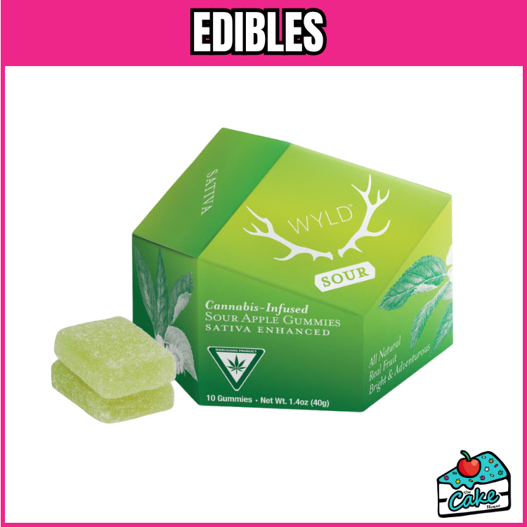 WYLD 200MG GUMMIES 10 PACK APPLE