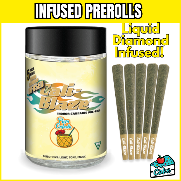 CALI BLAZE LIQUID DIAMOND INFUSED 5PK-PINA COLADA