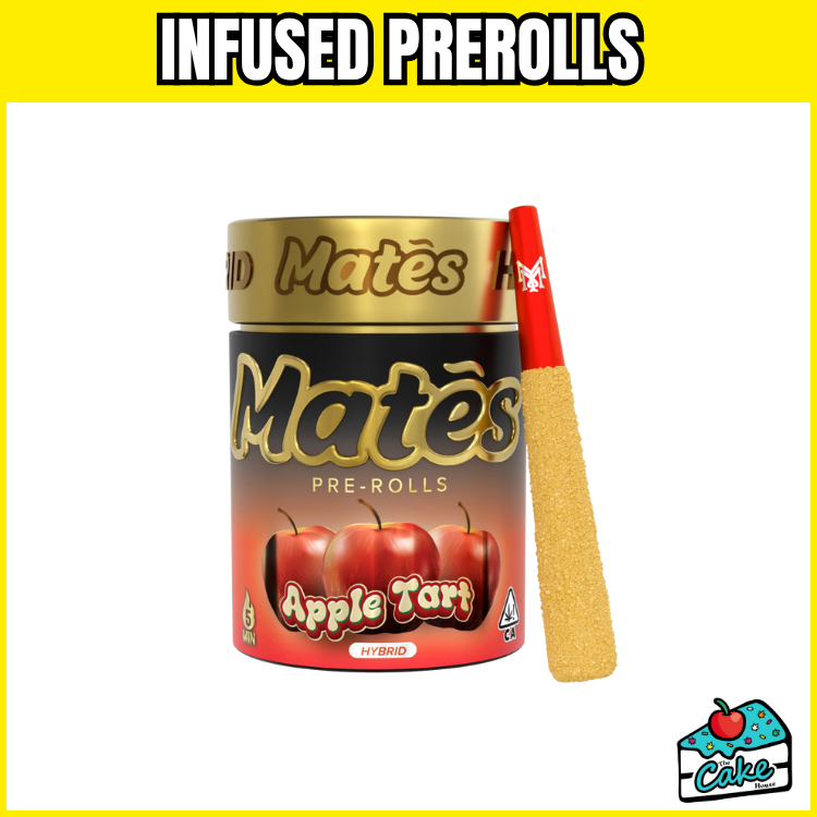MUHA MEDS 3G MATES INFUSED PREROLL 5 PK - APPLE TART
