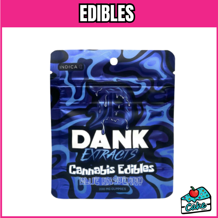 DANK EXTRACTS 200MG NERD GUMMIES 4 PACK - BLUE RAZZ