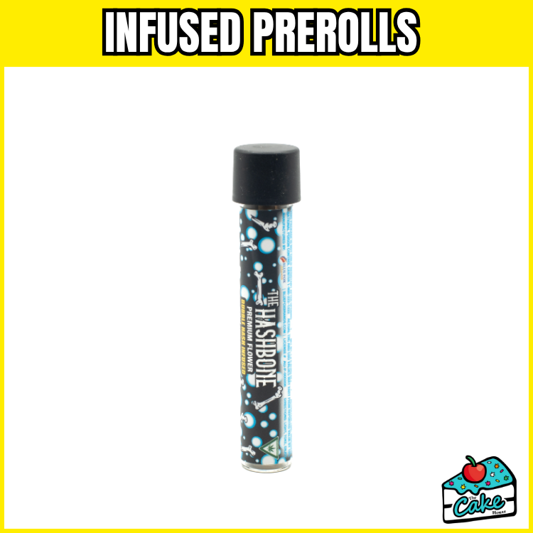 HASHBONE 1.2G BUBBLE HASH X LIVE RESIN PREROLL- MANALI HASH