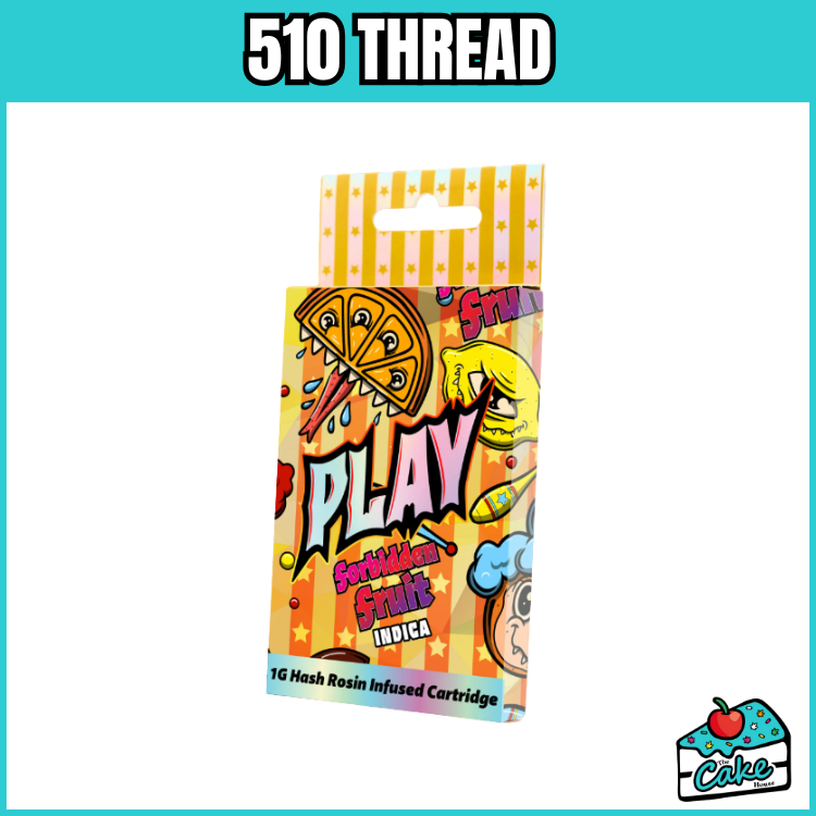 PLAY 1G HASH ROSIN INFUSED CART - FORBIDDEN FRUIT
