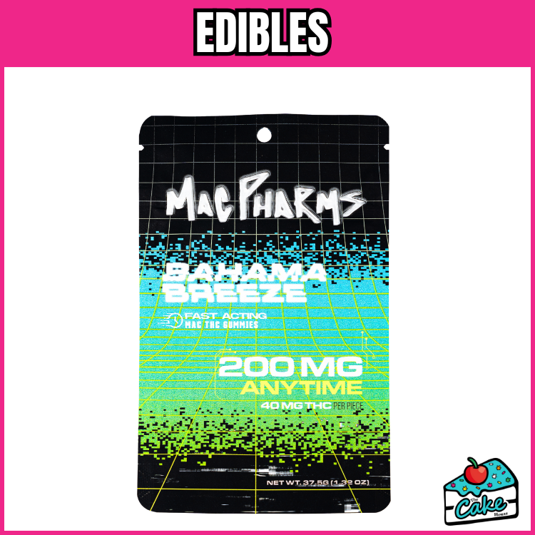 MAC PHARMS 200MG GUMMIES 5 PACK- BAHAMA BREEZE