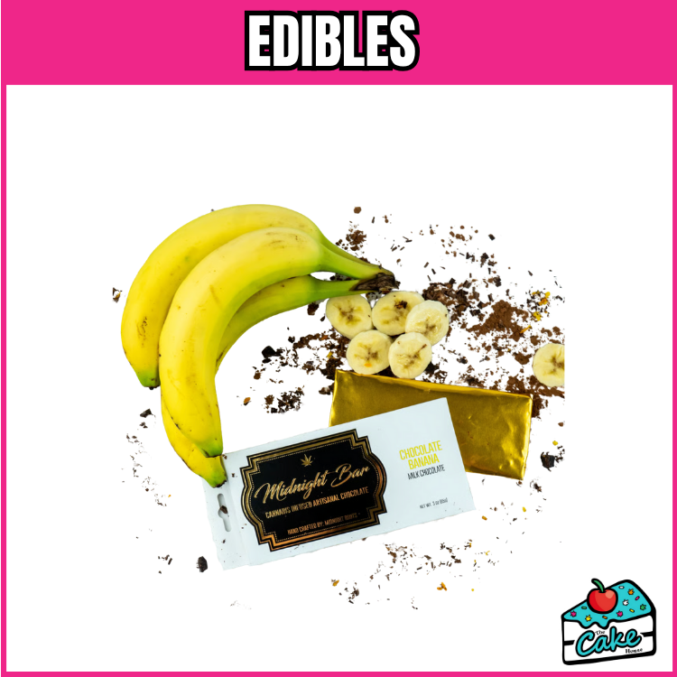 MIDNIGHT ROOTS 200MG MIDNIGHT SINGLE CHOCOLATE BAR - CHOCOLATE BANANA