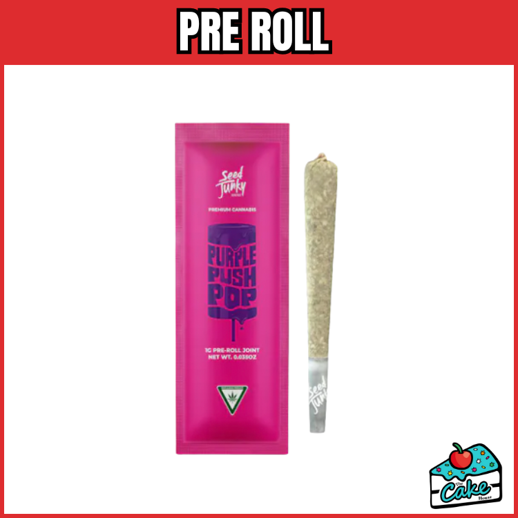 SEED JUNKY 1G PREROLL- PURPLE PUSH POP