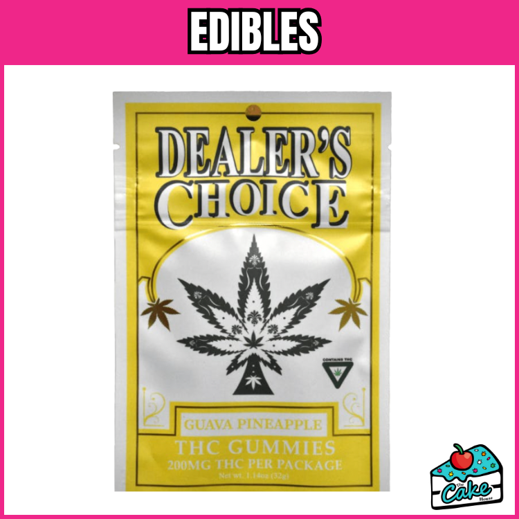 DEALERS CHOICE 200MG GUMMY 4 PACK - GUAVA PINEAPPLE