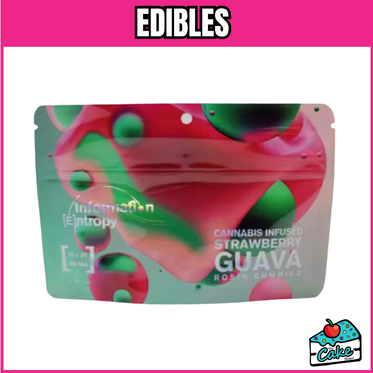 INFORMATION ENTROPY 200MG ROSIN GUMMIES - STRAWBERRY GUAVA