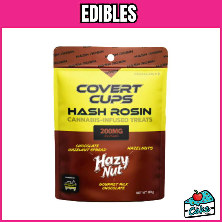 COVERT CUPS 200MG ROSIN 5 PACK - HAZY NUT