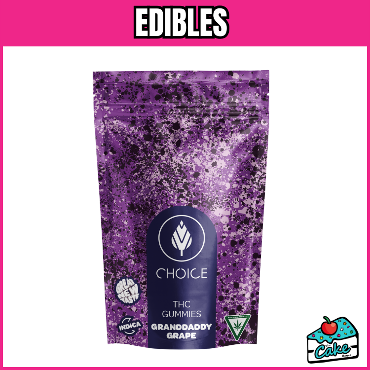 CHOICE 200MG GUMMIES - GRANDDADDY GRAPE