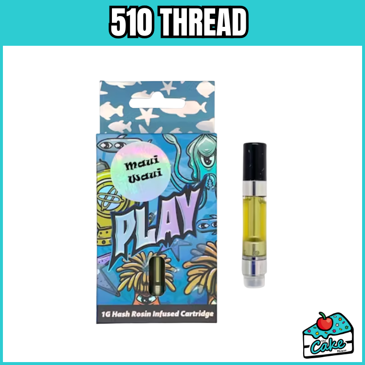 PLAY 1G HASH ROSIN INFUSED CART - MAUI WAUI