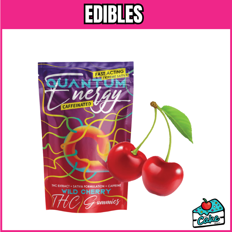 QUANTUM 100MG 10 PACK GUMMIES - WILD CHERRY