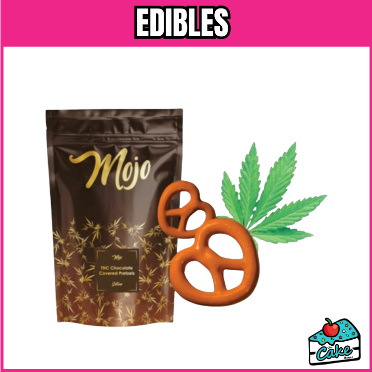 MOJO 200MG 10 PACK CHOCOLATES - CHOCOLATE COVERED PRETZELS