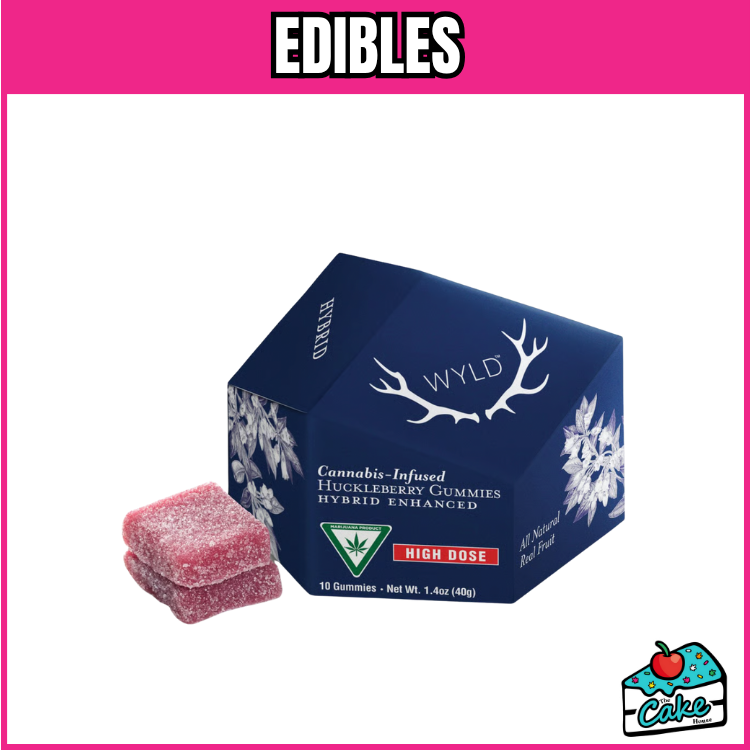WYLD 200MG GUMMIES 10 PACK HUCKLEBERRY