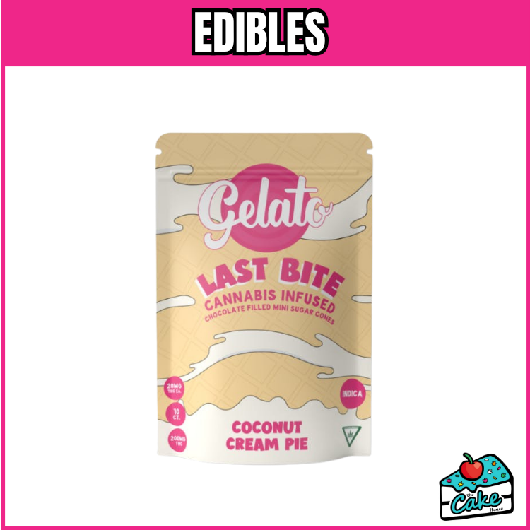 GELATO 200MG ICE CREAM CONES 5 PACK- COCNUT CREAM PIE