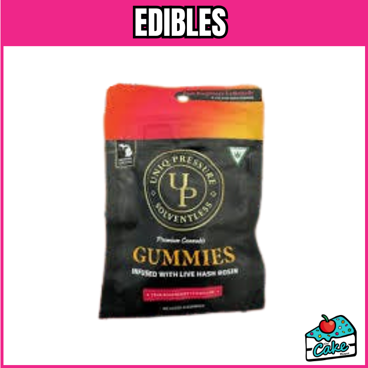 UNIQUE PRESSURE 200MG ROSIN GUMMIES - POINT BREAK - ORANGE PINEAPPLE