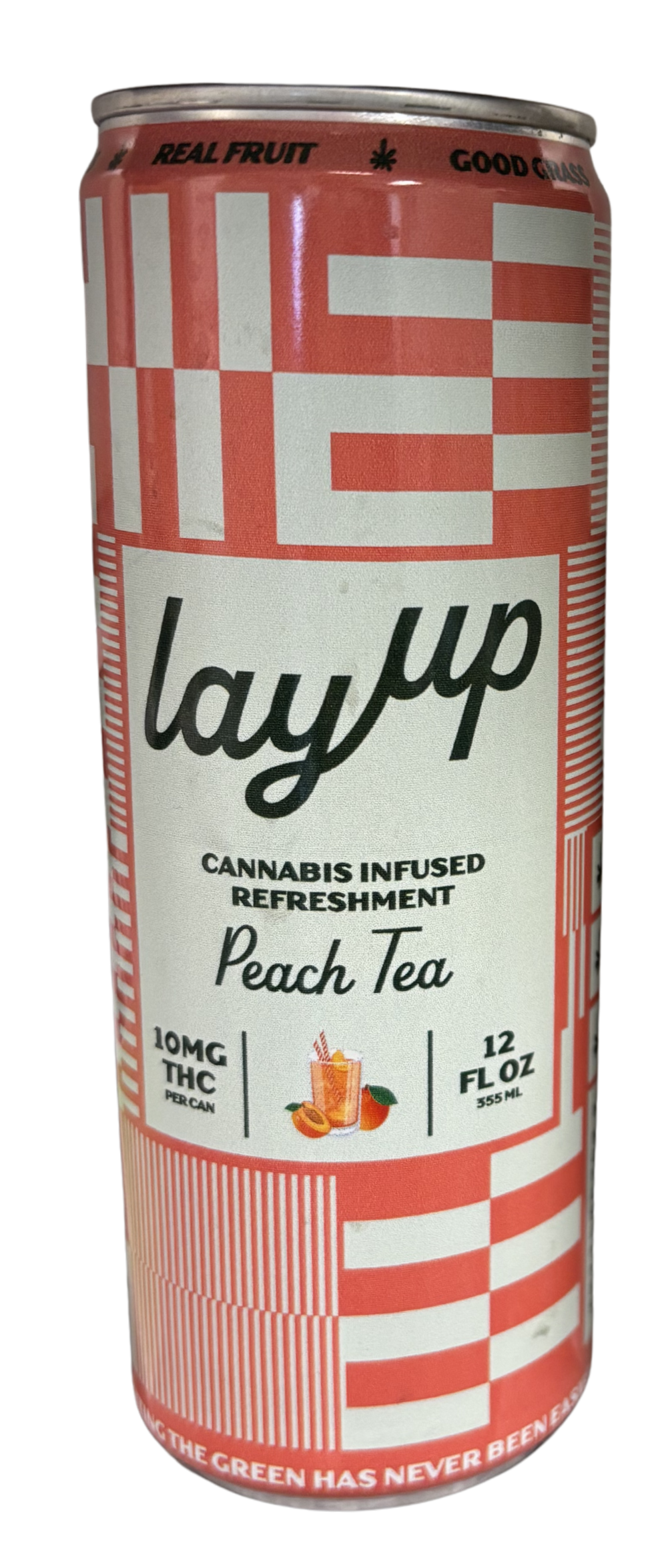 LAYUP | PEACH TEA | 10MG THC BEVERAGE | SINGLE 12OZ CAN – Premium ...