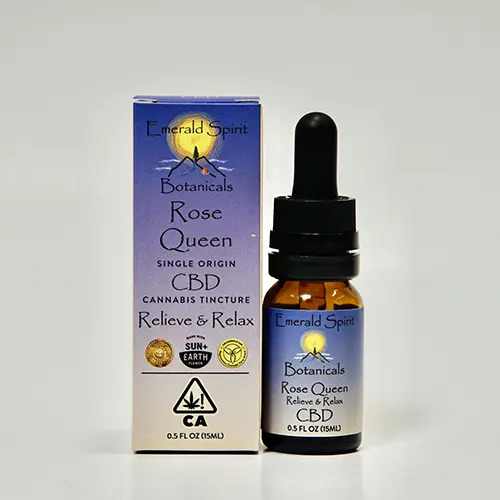 Emerald Spirit Botanicals - Rose Queen - 1:20 THC/CBD - 1oz Tincture