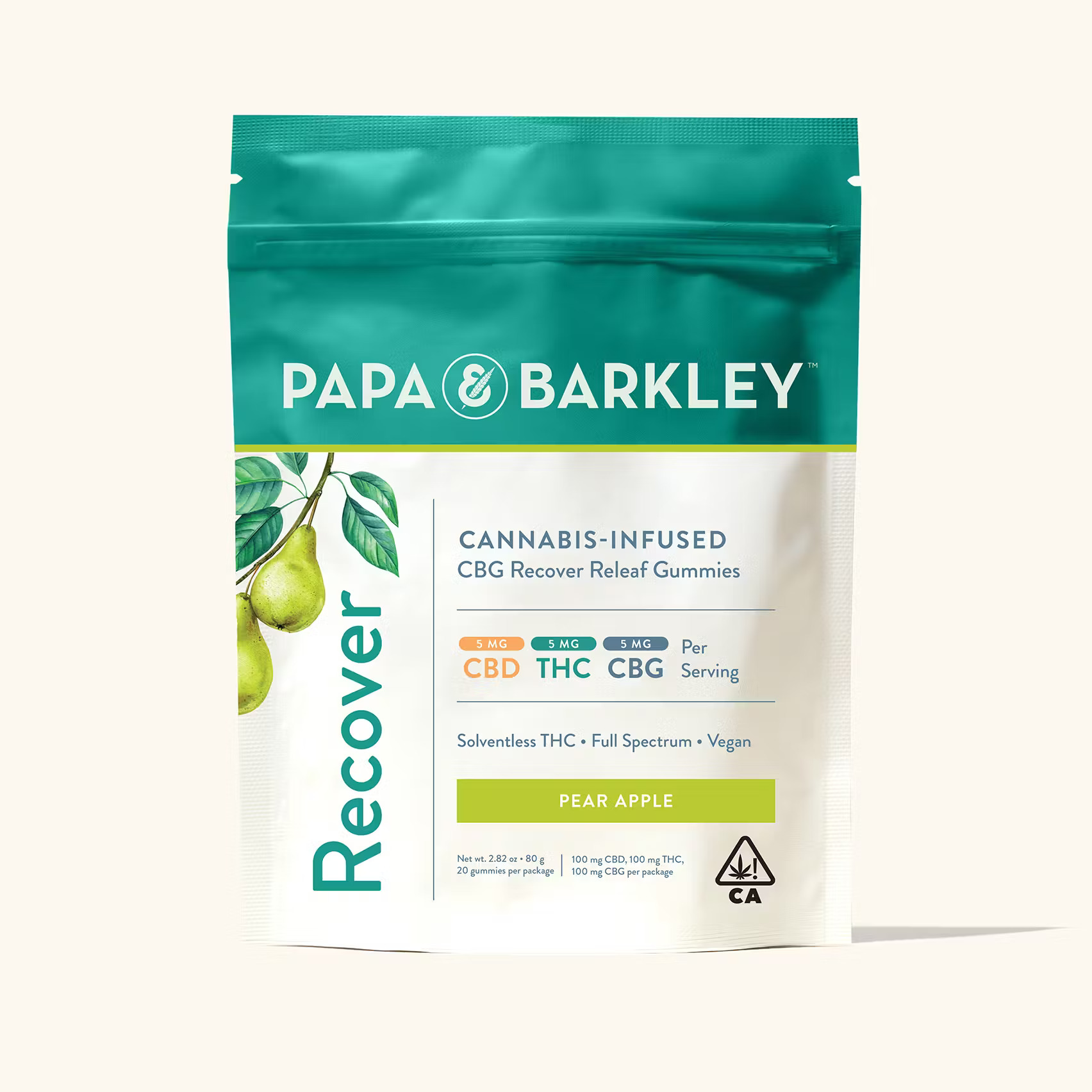 Papa & Barkley - Pear Apple Recover - Gummies - [H] - 100 mg - 10 Pack