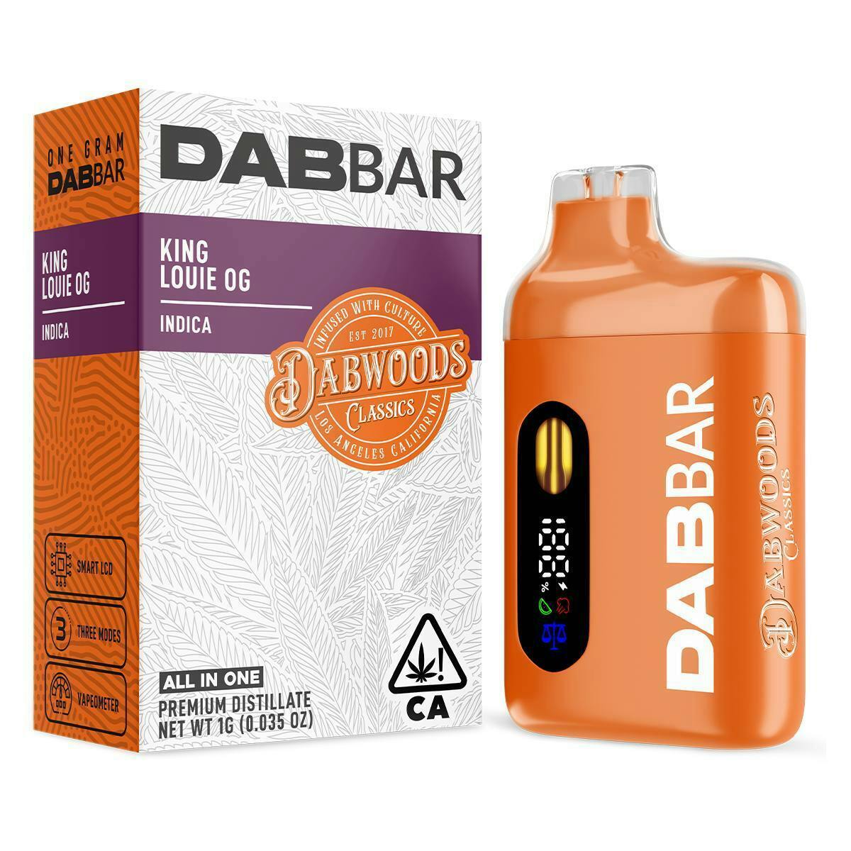 Dabwoods Dabbar - King Louie OG - AIO - [I] - 1 g