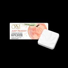 OM - Just Peach Bath Bomb - 100 mg