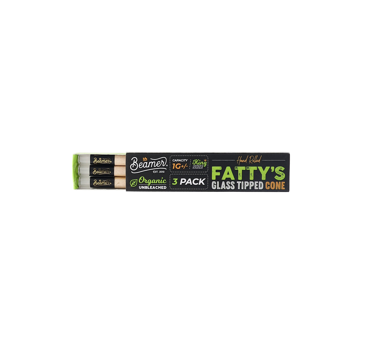 Beamer - Fattys XL - 2g Glass Tip Cone - One Size