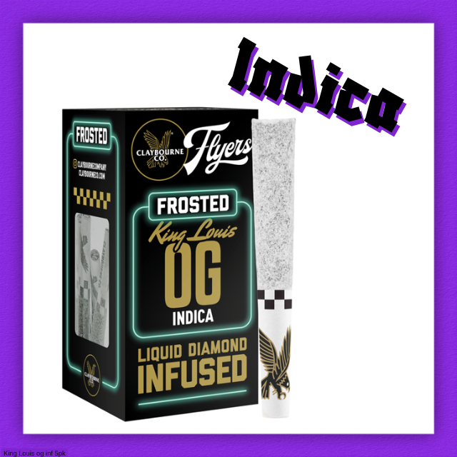 Claybourne - King Louis OG - .5g/5pk Diamond Flyers Prerolls - [I]