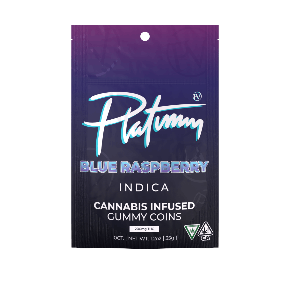 Platinum V - Blue Raspberry - Gummy - [I] - 100 mg - 10 Pack