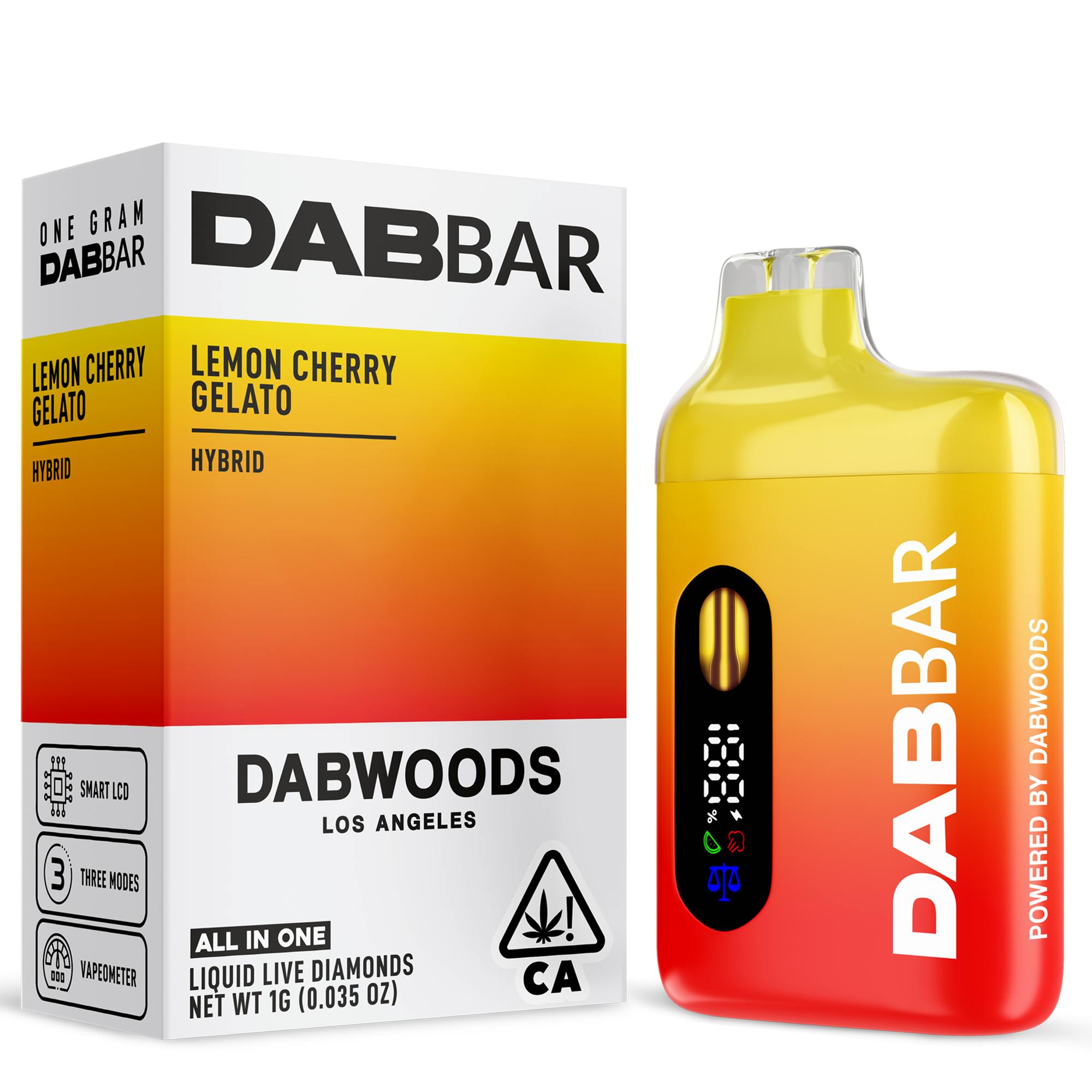 Dabwoods Dabbar - Lemon Cherry Gelato - LD AIO - [H] - 1 g