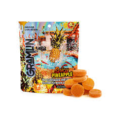 Gramlin - Spicy Pineapple - Rosin Gummies - [S] - 100 mg - 10 Pack