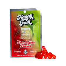 Happy Fruit - Cherry Limeade - 100mg Gummy - [S]