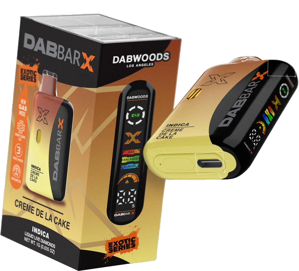 Dabwoods DabbarX - Creme De La Cake - LD AIO - [I] - 1 g