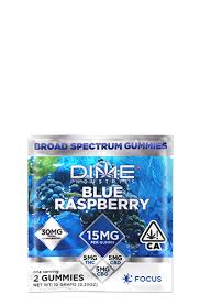 Dime Industries - Blue Raspberry - Gummies - [H] - 30 mg - 2 Pack