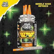 High 90's - Citrus Glow - Inf Prerolls - [S] - 2.5 g - 5 Pack