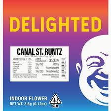 Delighted - Canal St Runtz - Flower - [H] - 3.5 g