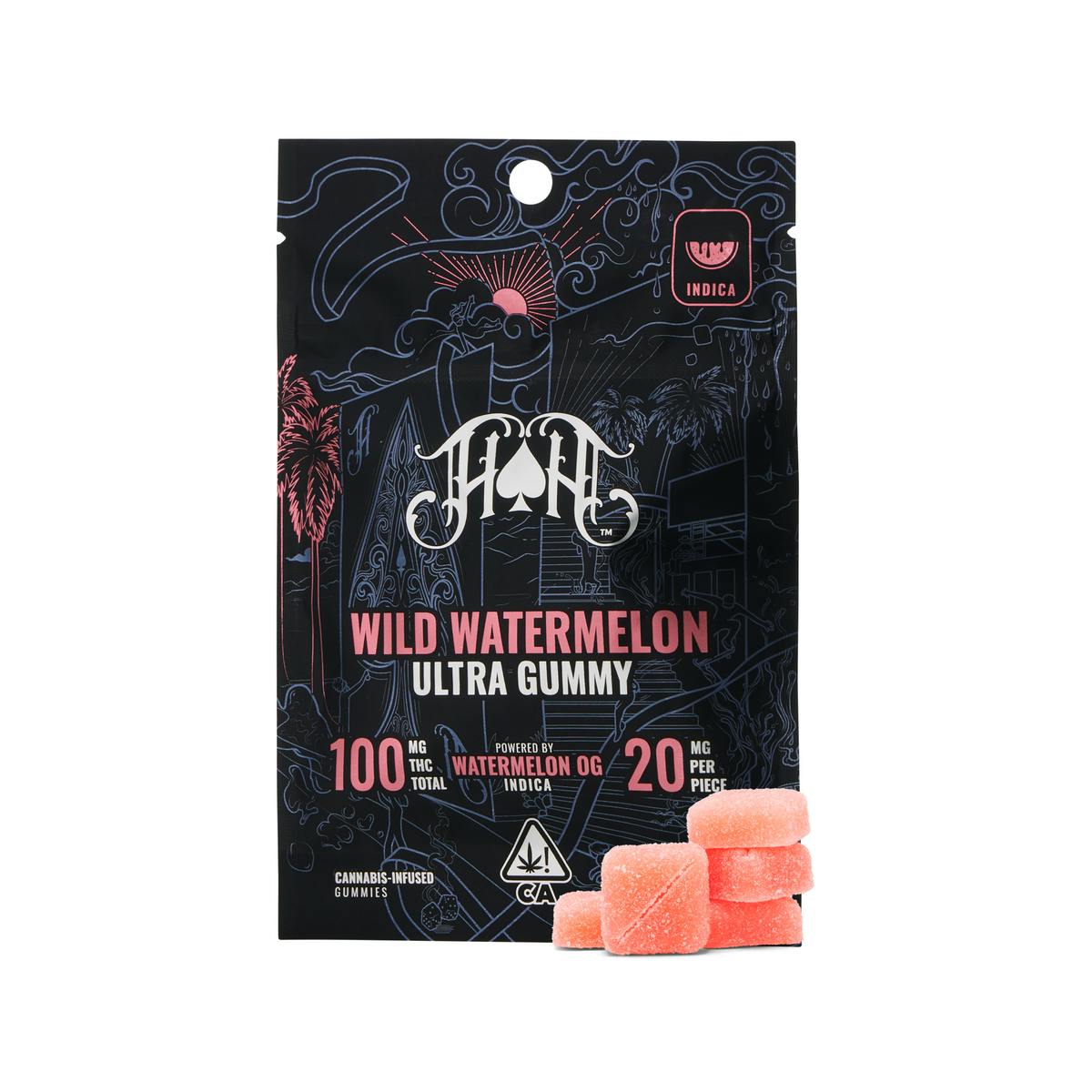 HEAVY HITTERS - WILD WATERMELON - 100MG EDIBLES - [I]