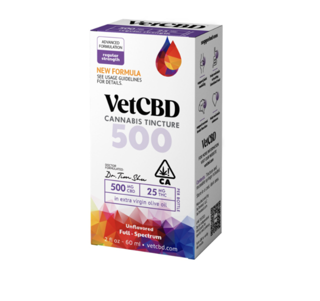VETCBD - Regular Strength - 500mg CBD 2oz Tinture