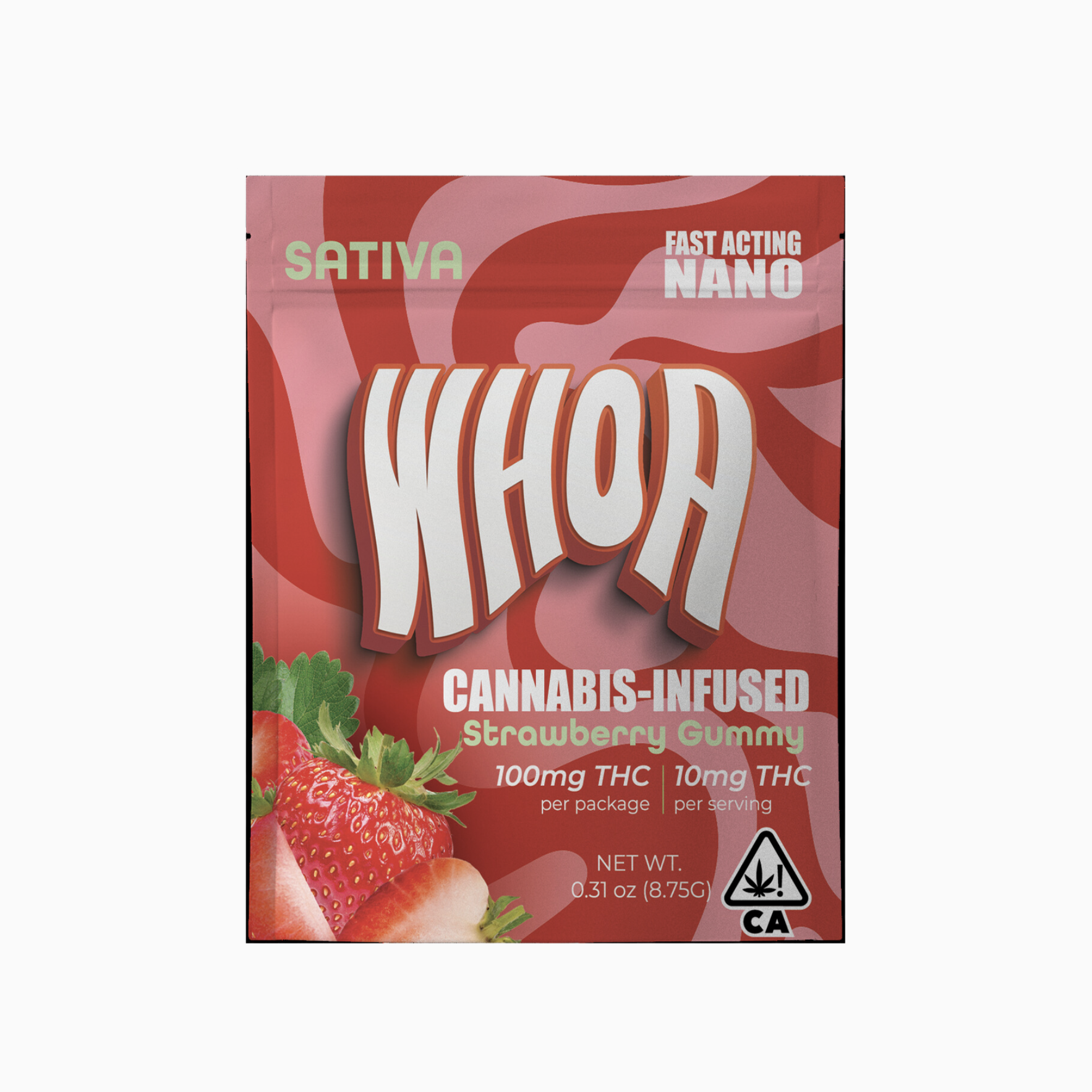WHOA - STRAWBERRY - ONE BITE GUMMY 100MG