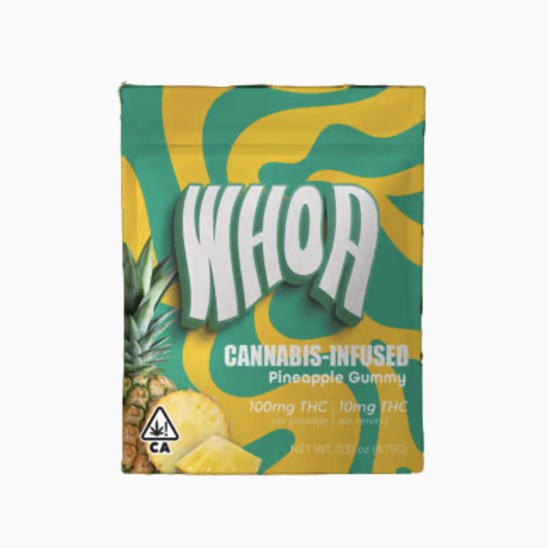 WHOA - PINEAPPLE - ONE BITE GUMMY 100MG