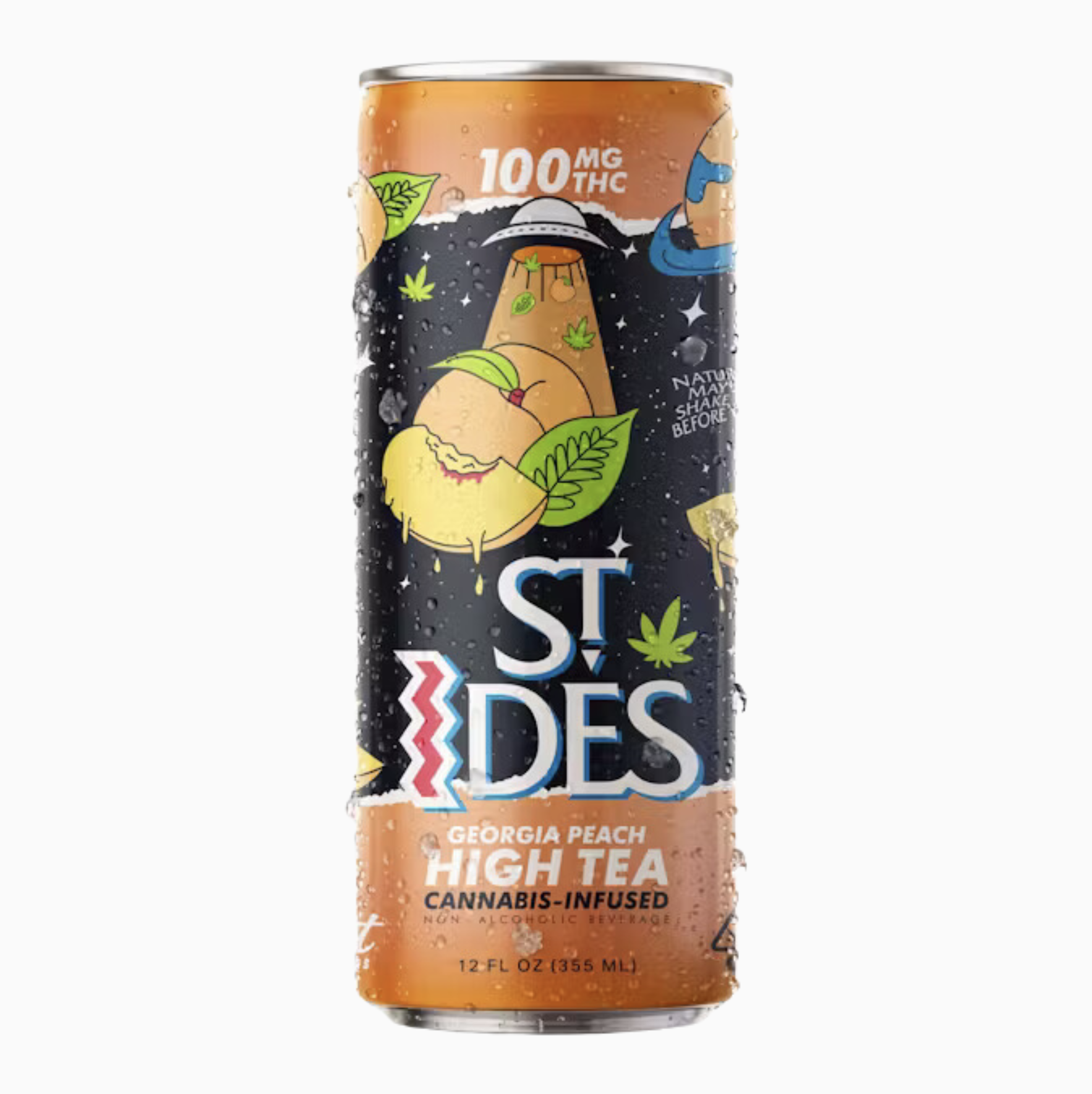 ST IDES - HIGH TEA - GEORGIA PEACH - 12OZ - 100MG
