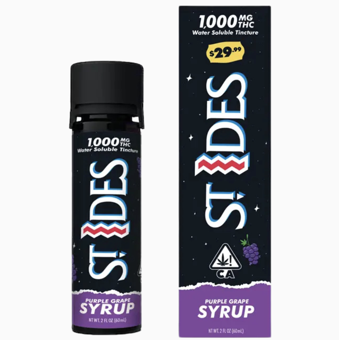 ST IDES - DROPPER - PURPLE GRAPE - TINCTURE - 2OZ - 1000MG